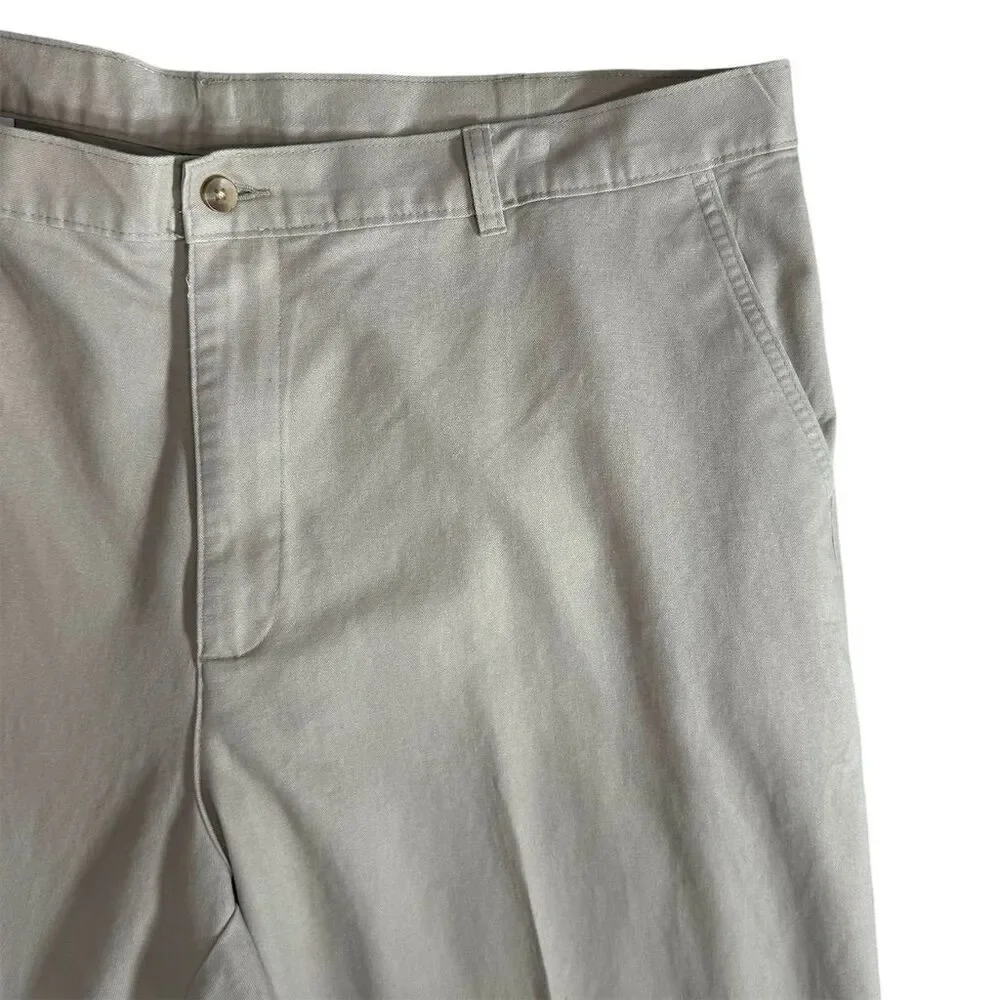 George Men's Relaxed‎ Fit Chino Pants Beige Cream Size 44 x 32 Casual